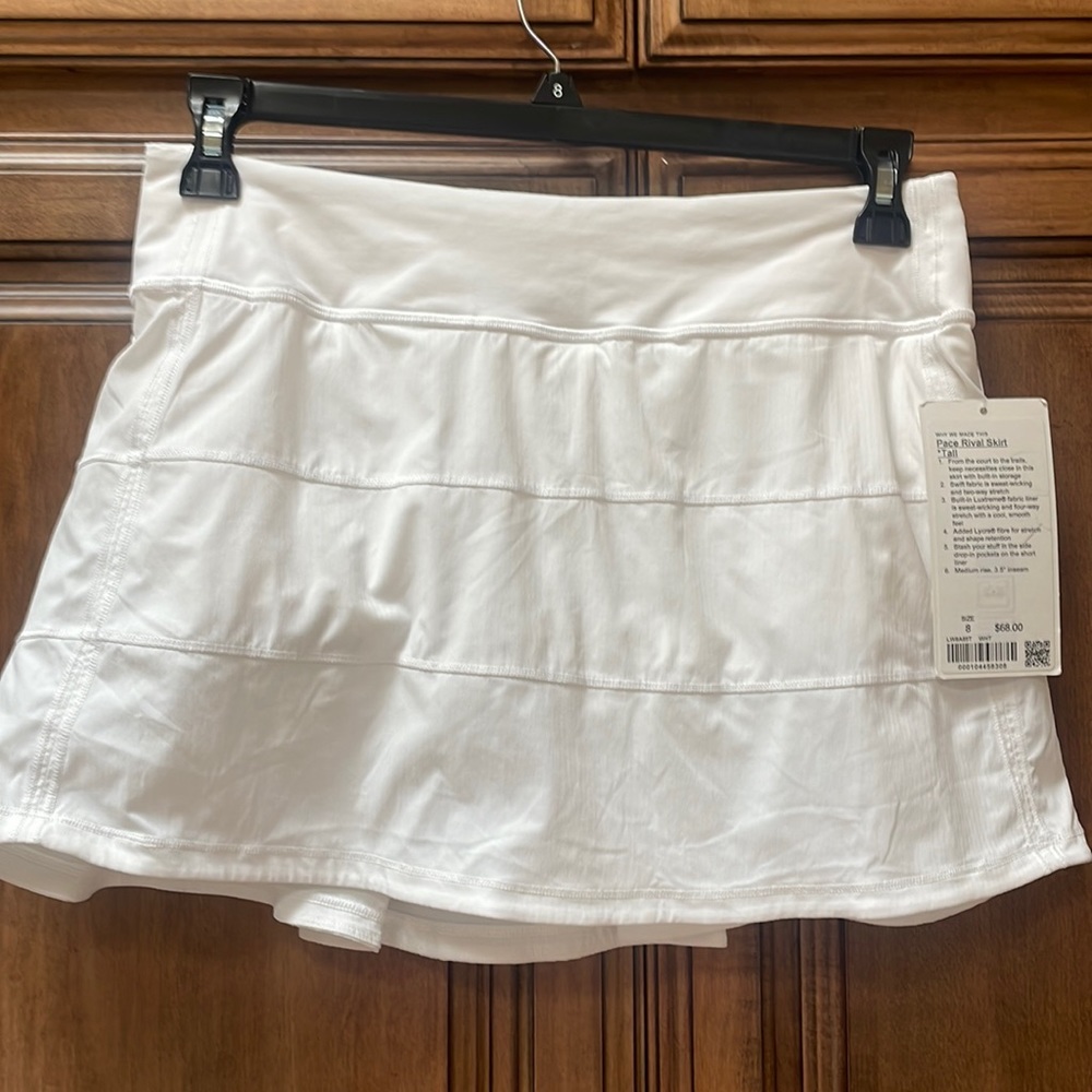 NWT Pace Rival Skirt 8 **TALL**